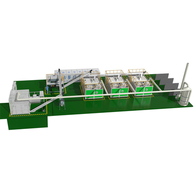 Recyclable отброс еды оборудования уничтожения отбросов 10Tons/Day изготовляя компост система