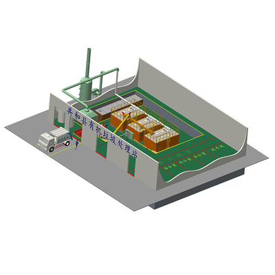 Recyclable отброс еды оборудования уничтожения отбросов 10Tons/Day изготовляя компост система