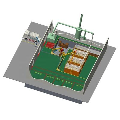 24H цикл обработки Линия производства органических удобрений с гранулами, оборудованная двигателем для утилизации пищевых отходов